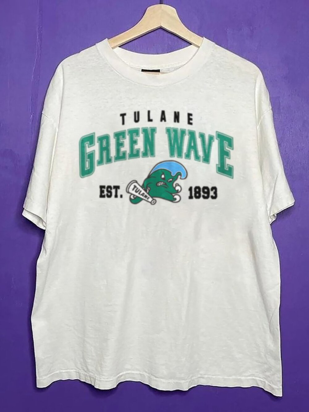 Vintage Tulane Green Wave Football EST 1893 Shirt, Tulane University Athletics